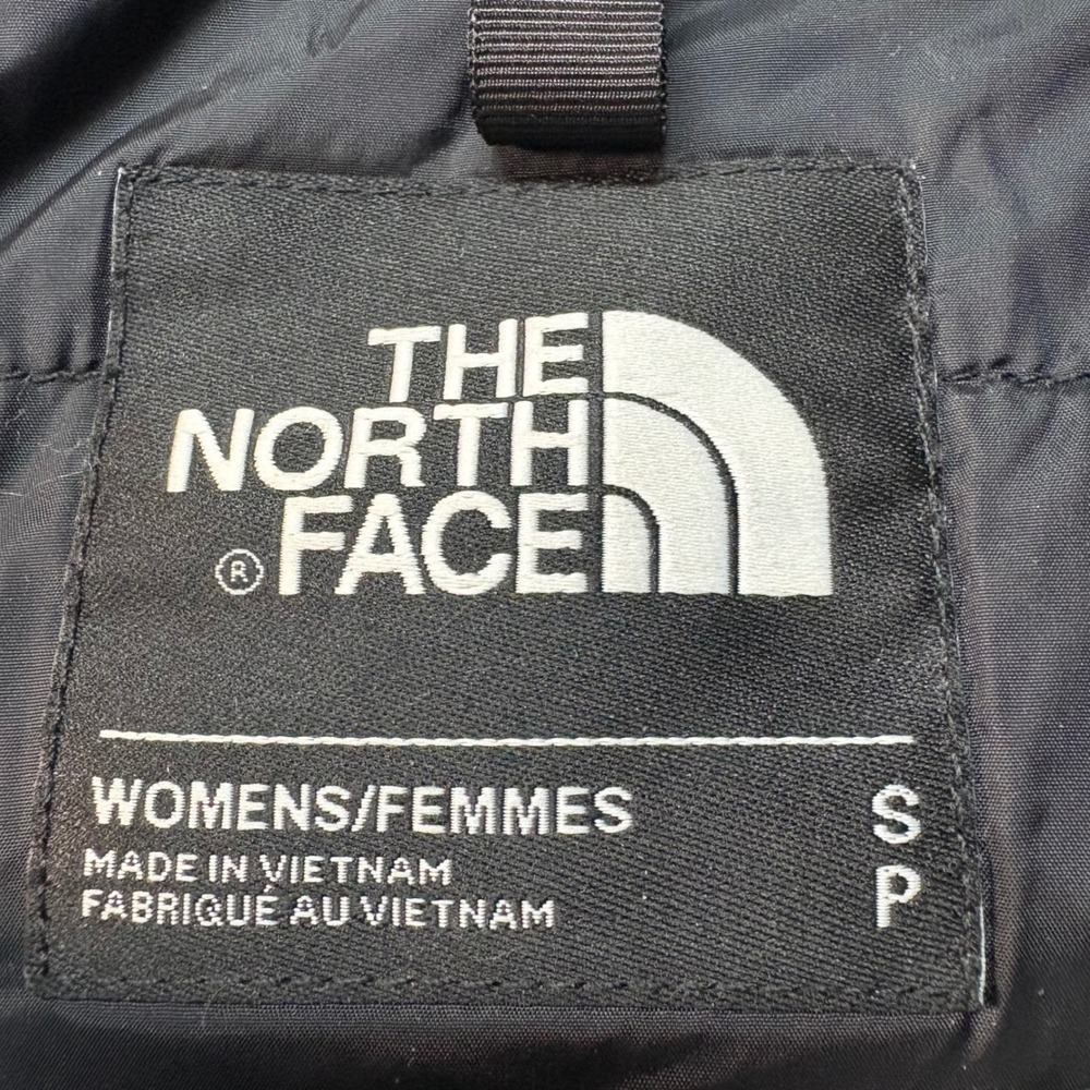 The North Face HyVent Womens Gray Hooded Insulated Rain Jacket Coat Size S Small - Picture 3 of 7
